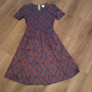 LuLaRoe Aztec print dress